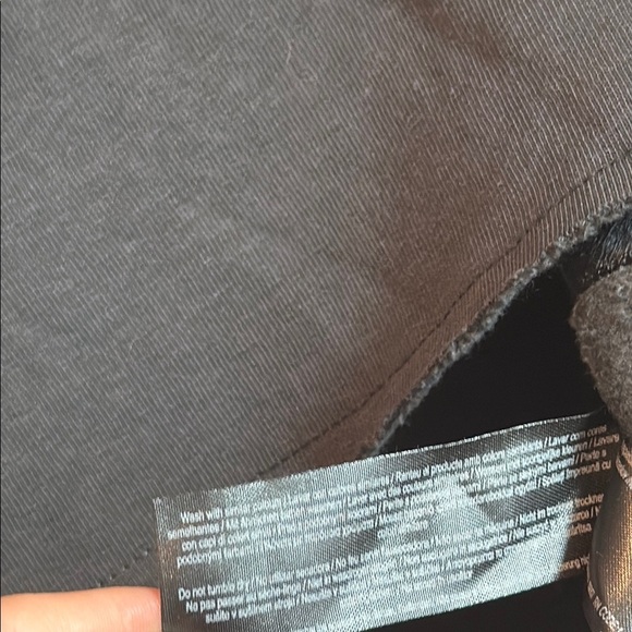 Primark Medium Black Cropped Sweatshirt with Sequin Stars Fleece Lined - Picture 7 of 10